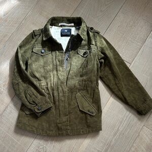 Scotch and soda kids jacket army green olive